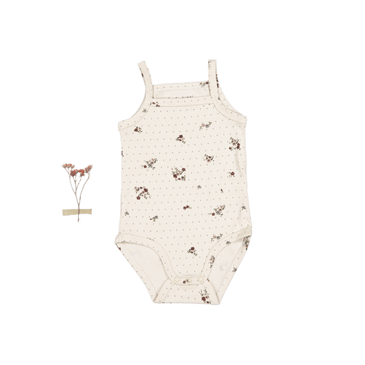 The Printed Tank Onesie - Vintage Floral
